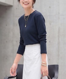 STYLE DELI（スタイルデリ）の「中太リブBASIC長袖カットソートップス（Tシャツ/カットソー）」