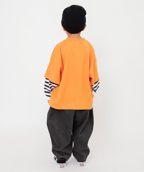 BREEZE（ブリーズ）の「バルーンタックコーデュロイパンツ_ジュニア対応（その他パンツ・キッズ・チャコール/ブラウン/ピンク/サックスブルー・80/90/100/110/120/130/140/150）」の8枚目の写真