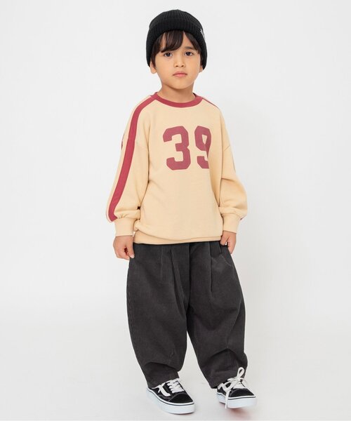 BREEZE（ブリーズ）の「バルーンタックコーデュロイパンツ_ジュニア対応（その他パンツ・キッズ・チャコール/ブラウン/ピンク/サックスブルー・80/90/100/110/120/130/140/150）」の9枚目の写真