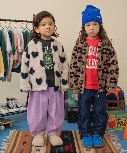 BREEZE（ブリーズ）の「バルーンタックコーデュロイパンツ_ジュニア対応（その他パンツ・キッズ・チャコール/ブラウン/ピンク/サックスブルー・80/90/100/110/120/130/140/150）」の15枚目の写真