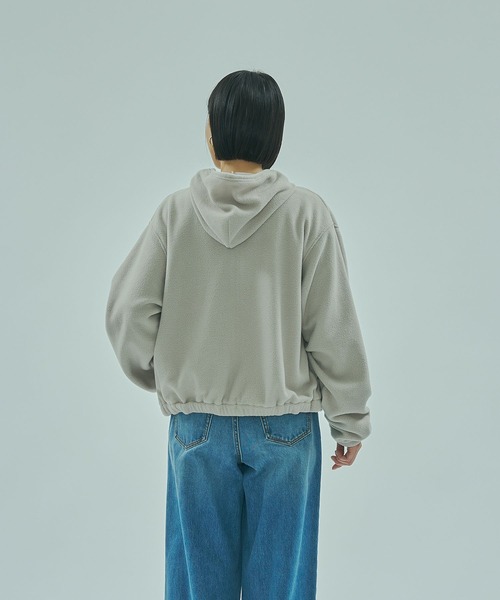 bonbonero アンバー UMBRO × ROSE BUD)ZIP-UP FLEECE HOODIE（パーカー）｜UMBRO（アンブロ