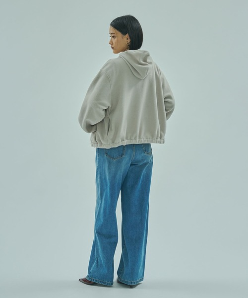 セール】(UMBRO × ROSE BUD)ZIP-UP FLEECE HOODIE（パーカー）｜UMBRO