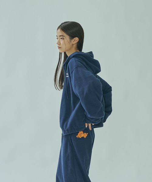 UMBRO × ROSE BUD)ZIP-UP FLEECE HOODIE（パーカー）｜UMBRO（アンブロ
