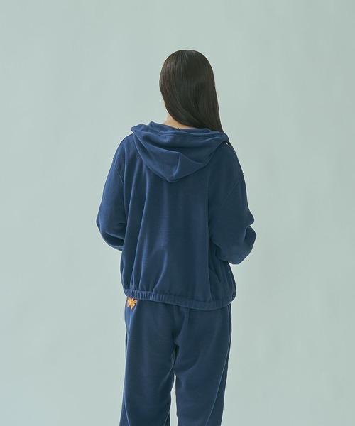 UMBRO × ROSE BUD)ZIP-UP FLEECE HOODIE（パーカー）｜UMBRO（アンブロ