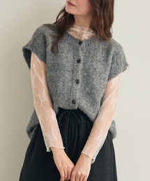 Lunea | ミックスカラーニットベスト(ベスト)