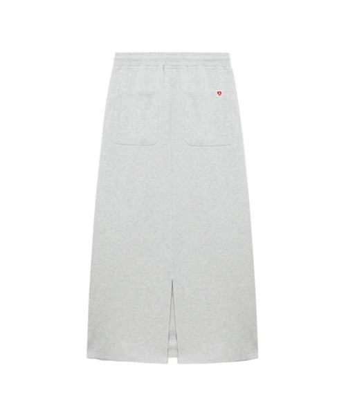 A BATHING APE(アベイシングエイプ)の「BABY DOPPY BADGE SWEAT MAXI SKIRT(スカート・レディース・グレー/ネイビー・SMALL/X-SMALL)」の3枚目の写真