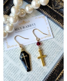 【MUURABBTI】十字架の棺ピアス(MA)