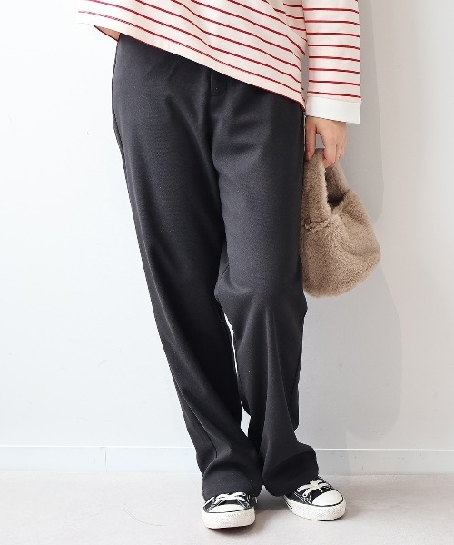 セール】【L～5L 大きいサイズ】ニットストレートパンツ（その他パンツ