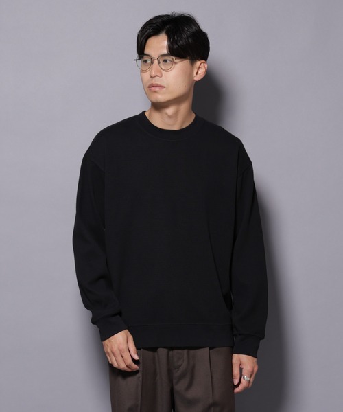 コットンガーメントダイサーマルクルーネックプルオーバー（Tシャツ