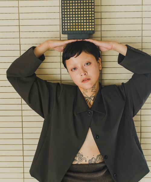 Soutien Collar Short Jacket（その他アウター）｜lit（リット）の