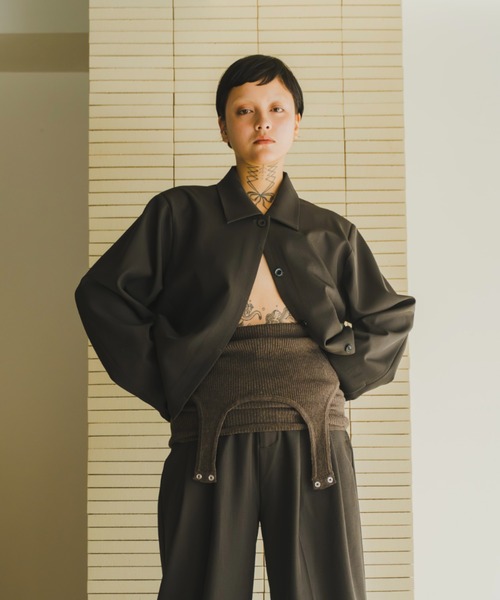 Soutien Collar Short Jacket（その他アウター）｜lit（リット）の