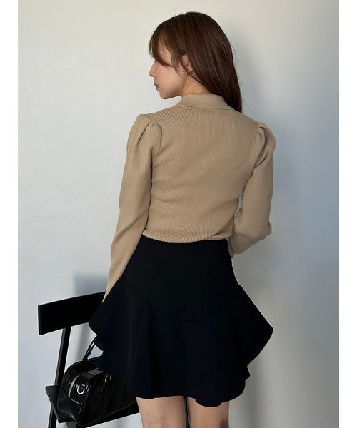 SNIDEL（スナイデル）の「LACOSTE/ポロリブニット（ニット/セーター・レディース・その他/ホワイト/キャメル/グレー・F）」の20枚目の写真