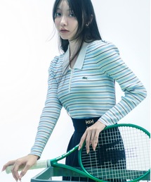 SNIDEL | LACOSTE/ポロリブニット(ニット/セーター)