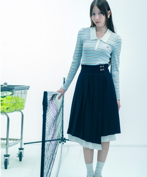 セール】LACOSTE/ポロリブニット（ニット/セーター）｜SNIDEL