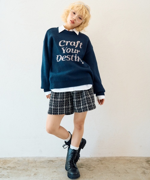 LOVETOXIC（ラブトキシック）の「オトナ映えホリデ-ツイ-ドショ-トパンツ（その他パンツ・キッズ・ホワイト/ブラック・S:140cm/130cm/L:160cm/M:150cm）」の4枚目の写真