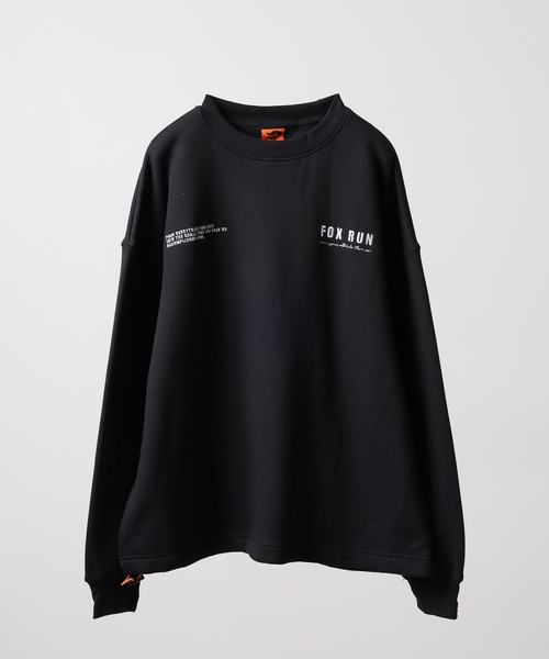FOXRUN（フォックスラン）の「吸湿発熱　裾ドロスト裏起毛スウェット（スウェット・メンズ・アッシュグレー/ネイビー/ミックスグレー/ブラック・M/L）」の2枚目の写真