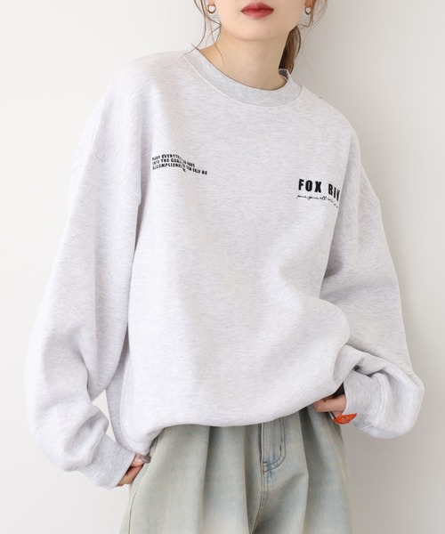 FOXRUN（フォックスラン）の「吸湿発熱　裾ドロスト裏起毛スウェット（スウェット・メンズ・アッシュグレー/ネイビー/ミックスグレー/ブラック・M/L）」の21枚目の写真