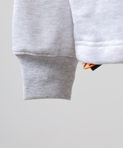 FOXRUN（フォックスラン）の「吸湿発熱　裾ドロスト裏起毛スウェット（スウェット・メンズ・アッシュグレー/ネイビー/ミックスグレー/ブラック・M/L）」の6枚目の写真