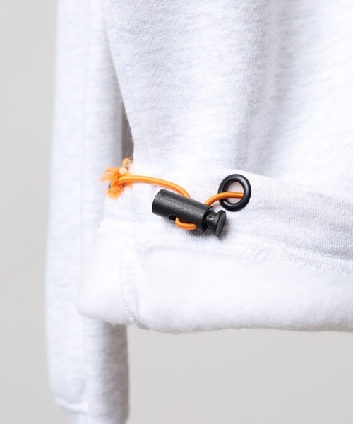 FOXRUN（フォックスラン）の「吸湿発熱　裾ドロスト裏起毛スウェット（スウェット・メンズ・アッシュグレー/ネイビー/ミックスグレー/ブラック・M/L）」の9枚目の写真