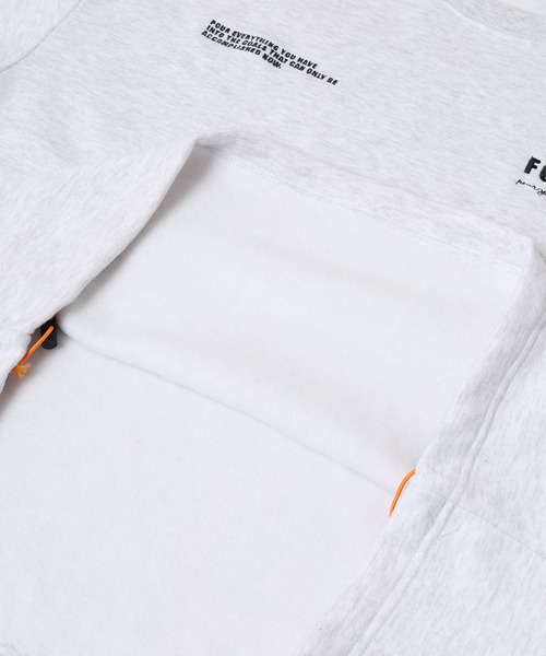 FOXRUN（フォックスラン）の「吸湿発熱　裾ドロスト裏起毛スウェット（スウェット・メンズ・アッシュグレー/ネイビー/ミックスグレー/ブラック・M/L）」の11枚目の写真