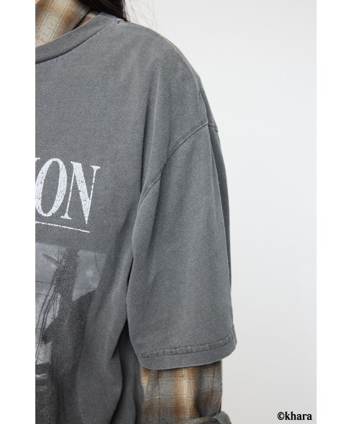 MOUSSY(マウジー)の「EVA GRAPHIC Tシャツ(Tシャツ/カットソー・レディース・ブラック/ホワイト・FREE)」の11枚目の写真