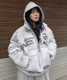 1993STUDIO（1993スタジオ）の「ヴィンテージドローイングショートダウン_ホワイト（ダウンジャケット/コート）」