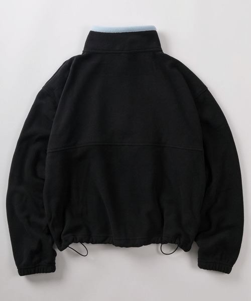 DISCUS(ディスカス)の「【71】【DISCUS/ディスカス】ワンポイント刺繍&ネームタグデザイン コンパクト フリース フルジップブルゾン レディース(ブルゾン・レディース・レッド/オフホワイト/ブルー/ブラック・M/L)」の5枚目の写真