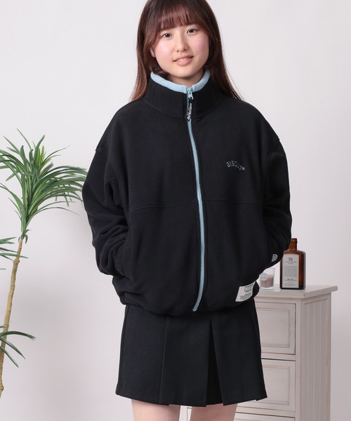 DISCUS(ディスカス)の「【71】【DISCUS/ディスカス】ワンポイント刺繍&ネームタグデザイン コンパクト フリース フルジップブルゾン レディース(ブルゾン・レディース・レッド/オフホワイト/ブルー/ブラック・M/L)」の19枚目の写真