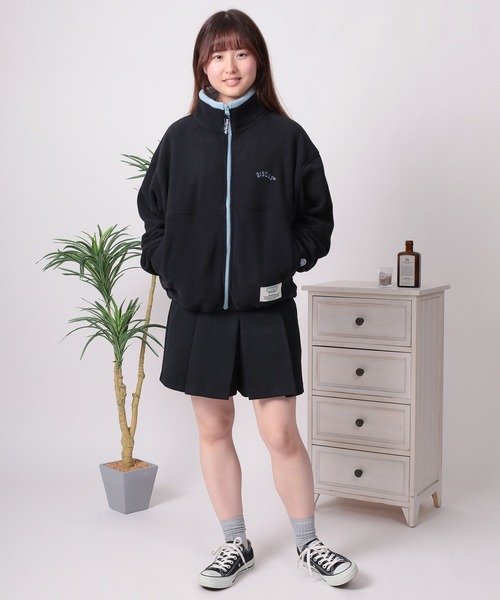 DISCUS(ディスカス)の「【71】【DISCUS/ディスカス】ワンポイント刺繍&ネームタグデザイン コンパクト フリース フルジップブルゾン レディース(ブルゾン・レディース・レッド/オフホワイト/ブルー/ブラック・M/L)」の20枚目の写真