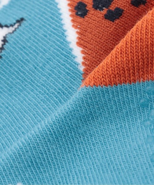 kladskap(クレードスコープ)の「かかと恐竜ショートソックス(ソックス/靴下・キッズ・マスタード/ターコイズブルー・11-13cm/M(16-18cm)/S(13-15cm)/L(18-20cm))」の5枚目の写真