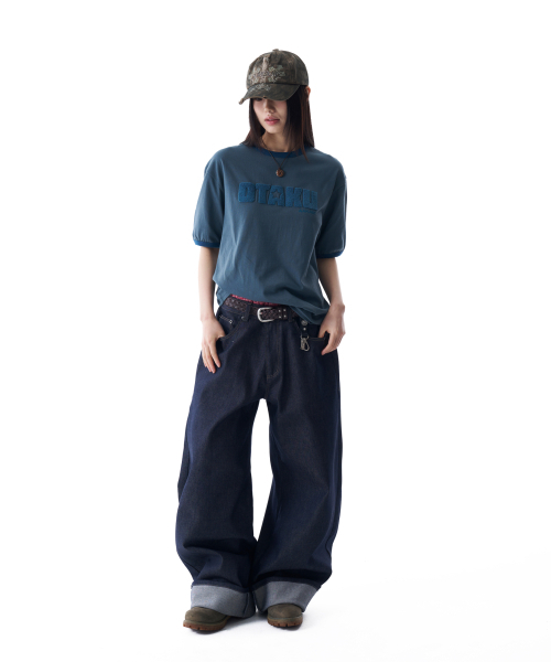 AAKAM(アーカム)の「OTAKU Boucle Ringer Top (Blue Green)(Tシャツ/カットソー・レディース・その他・1/2)」の5枚目の写真