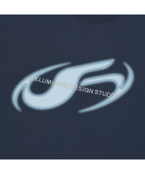 F.ILLUMINATE(フィルミネイト)の「スラントシンボルロゴスウェットシャツ-ネイビー(スウェット・レディース・その他・SMALL/MEDIUM/LARGE)」の8枚目の写真