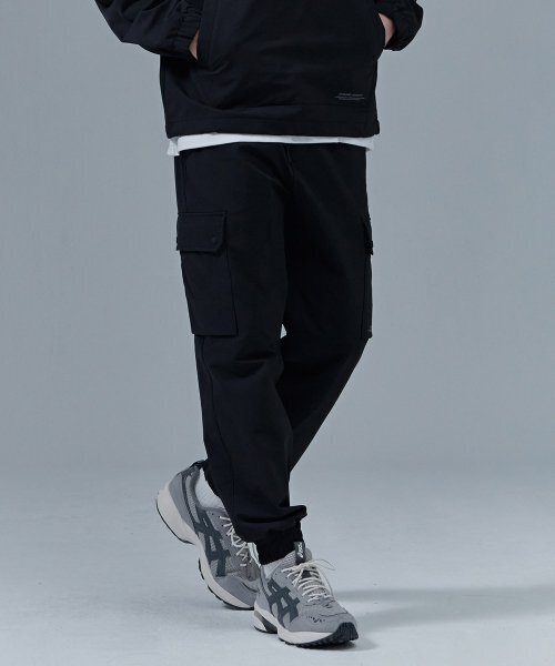 CHASECULT（チェイスカルト）の「男性ストレッチ起毛ジョガーパンツ-CFRK2228D03（スウェットパンツ・メンズ・ブラック・70/76/82/86/92）」の2枚目の写真