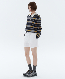 ウィメンズナイロンバンディングショーツ[ホワイト]