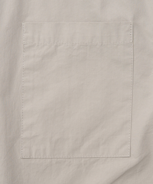TOFFEE（トフィー）の「ポケットクロップシャツ (ライトグレー)（シャツ/ブラウス・メンズ・その他・MEDIUM/LARGE/X-LARGE）」の4枚目の写真