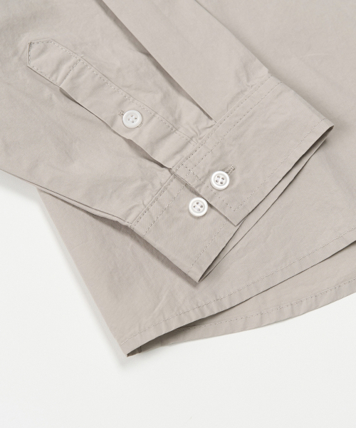 TOFFEE（トフィー）の「ポケットクロップシャツ (ライトグレー)（シャツ/ブラウス・メンズ・その他・MEDIUM/LARGE/X-LARGE）」の5枚目の写真