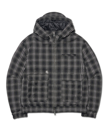 NOMANUAL（NOMANUAL）の「CHECK HOODED JACKET - BLACK（その他アウター）」