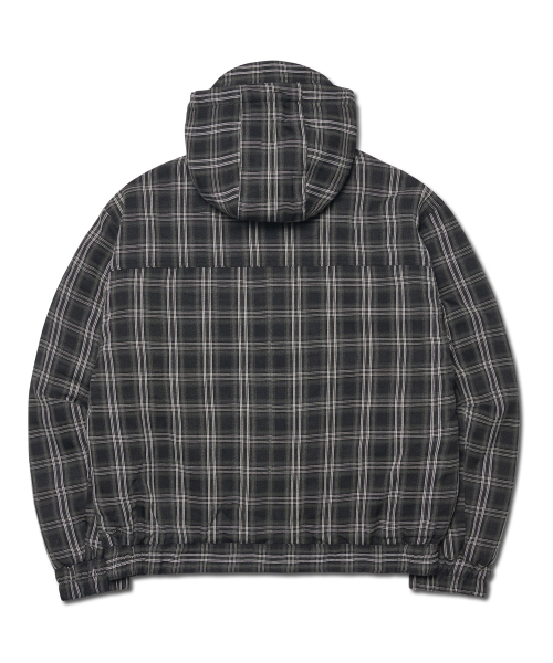 NOMANUAL(NOMANUAL)の「CHECK HOODED JACKET - BLACK(その他アウター・レディース・その他・SMALL/MEDIUM/LARGE)」の2枚目の写真