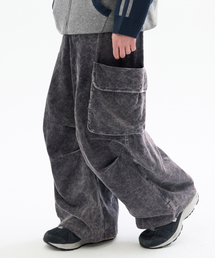 TRILLION（トリリオン）の「Vintage Tie Dye Corduroy Cargo Pants [Grey]（その他パンツ・レディース）」