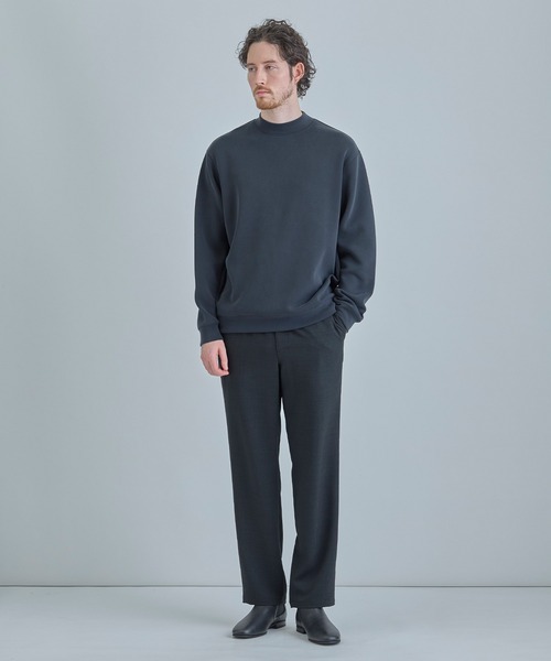 MEN'S BIGI（メンズビギ）の「スエードタッチ ダンボールモックネックトップス（スウェット・メンズ・オフホワイト/ブラウン/ブラック・03/02）」の7枚目の写真