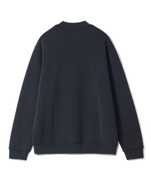 MEN'S BIGI（メンズビギ）の「スエードタッチ ダンボールモックネックトップス（スウェット・メンズ・オフホワイト/ブラウン/ブラック・03/02）」の13枚目の写真