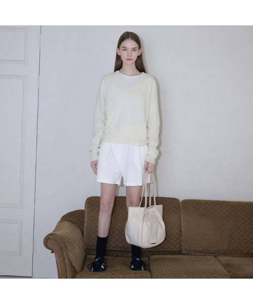 LAP(ラップ)の「SILHOUETTE SHOPPER BAG AR7AB221(ショルダーバッグ・レディース・ブラック/アイボリー・FREE)」の14枚目の写真