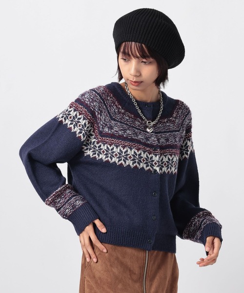 PAGEBOY(ページボーイ)の「ノルディックコンパクトカーディガン(カーディガン/ボレロ・レディース・ブラック/グレー/ネイビー・FREE)」の8枚目の写真