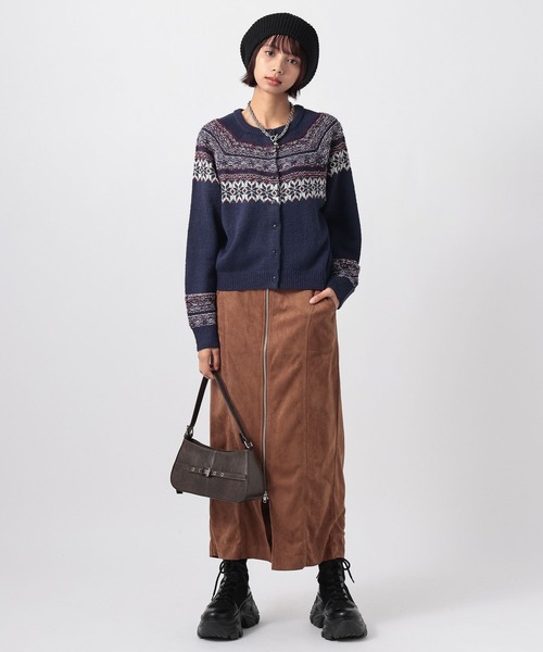 PAGEBOY(ページボーイ)の「ノルディックコンパクトカーディガン(カーディガン/ボレロ・レディース・ブラック/グレー/ネイビー・FREE)」の5枚目の写真