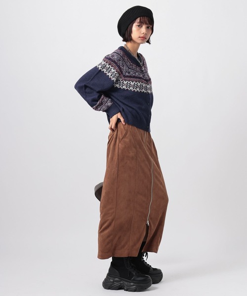 PAGEBOY(ページボーイ)の「ノルディックコンパクトカーディガン(カーディガン/ボレロ・レディース・ブラック/グレー/ネイビー・FREE)」の6枚目の写真