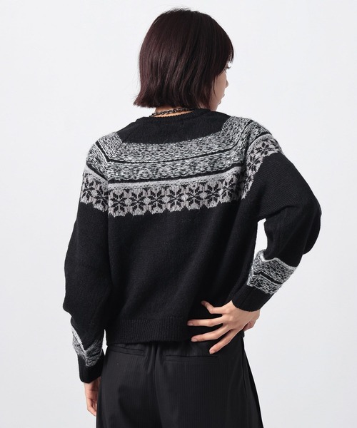 PAGEBOY(ページボーイ)の「ノルディックコンパクトカーディガン(カーディガン/ボレロ・レディース・ブラック/グレー/ネイビー・FREE)」の17枚目の写真