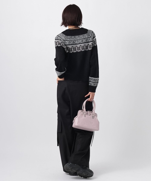 PAGEBOY(ページボーイ)の「ノルディックコンパクトカーディガン(カーディガン/ボレロ・レディース・ブラック/グレー/ネイビー・FREE)」の14枚目の写真