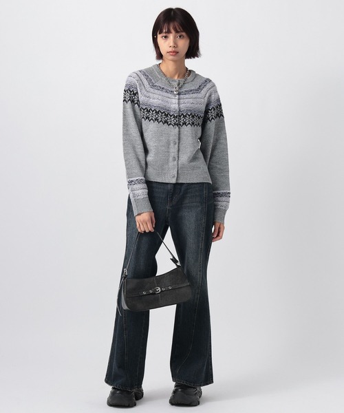 PAGEBOY(ページボーイ)の「ノルディックコンパクトカーディガン(カーディガン/ボレロ・レディース・ブラック/グレー/ネイビー・FREE)」の18枚目の写真