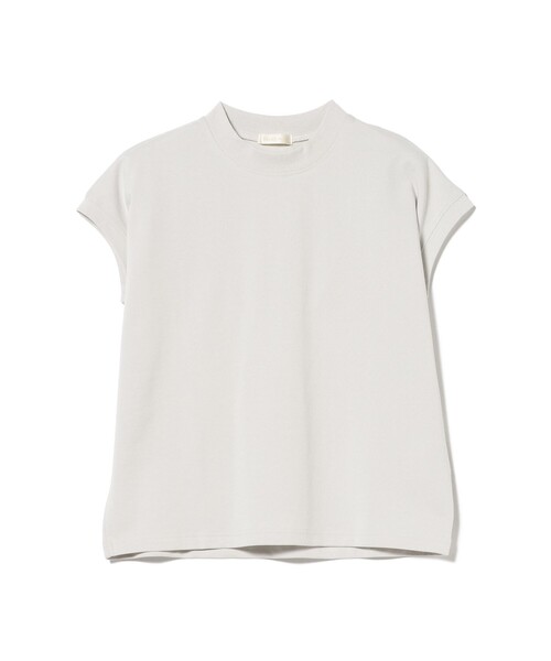 BEAMS HEART（ビームスハート）の「ハイネック フレンチスリーブ プルオーバー（Tシャツ/カットソー・レディース・グレー/オフホワイト/ブラック/その他・FREE）」の16枚目の写真