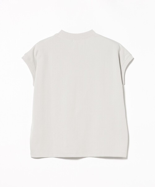 BEAMS HEART（ビームスハート）の「ハイネック フレンチスリーブ プルオーバー（Tシャツ/カットソー・レディース・グレー/オフホワイト/ブラック/その他・FREE）」の17枚目の写真